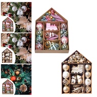 [mfnpqcn] 70-piece Set of Ornaments, Christmas Tree Bauble Ornaments, Decorative, Elegant Christmas 