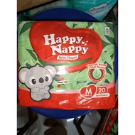 Happy Nappy NBS20 M20 L20 / Popok Bayi Happy Nappy NBS20 M2O L20 / Pampers Happy Nappy Bayi Baru Lah