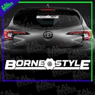 *<ZAL STICKER> STICKER KERETA BORNEO STYLE  BUNGAI TERUNG MYVI AXIA ALZA BEZZA PERSONA VIOS CITY