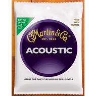 Martin Co M170 Extra Light Bronze 80/20 Acoustic Guitar String