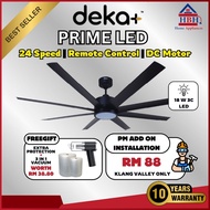 【deka+ PRIME 65LED】Deka Ceiling Fan 65" Remote Control / Kipas Siling Kawalan Jauh / Silent Motor / 