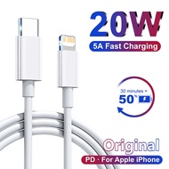 20W Original USB C Cable For Apple iPhone 14 11 12 13 Pro Max Mini 14 Plus Fast Charging Cable For iPad iPod X XR XS Accessories
