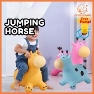Kids Jumping Horse PVC Inflatable Toy Bouncer Toy Baby Ride On