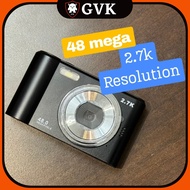 XVISION DIGITAL CAMERA S-48 48MP 1080P 8X Zoom Auto Focus IPS Screen 2.8-inch Self-Timer 128GB 64GB 