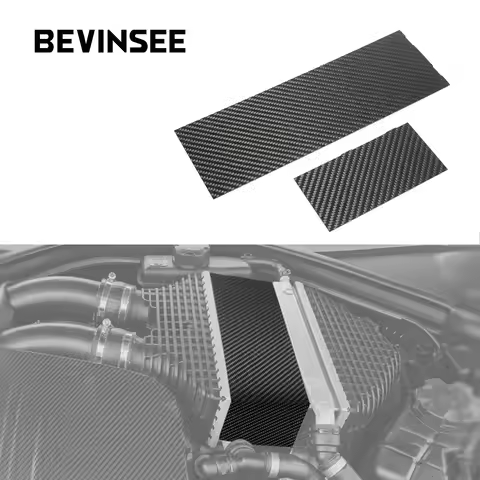 For BMW S55 Engine Turbo Intercooler Protective Cover Carbon Fibre for BMW M4 F82 F83 M3 F80 2013-20