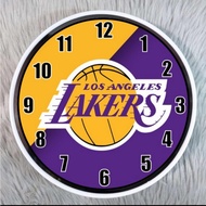 Basketball Designs Clocks (8x8 Inches) with and stickers