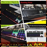 CHEAP ACCESSORIES Own Zero E-Sports Gaming Gear TKL 87 / Fullsize 104 keys LED Rainbow, Blue Switch: