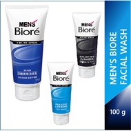 Men's Biore Facial Wash 100G