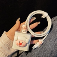 Cute Loopy Charger Protectors Charger Protective Case for iPhone 40W Adapter 17 pro Max