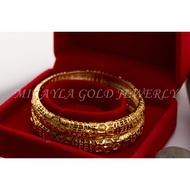 Hot Lawa 18k 375 Round Gold Bracelet