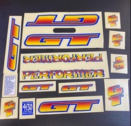 特價！！GT BMX FREESTYLE 貼紙 懷舊美國GT品牌貼紙套裝