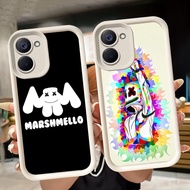 Soft Casing for VIVO Y36 Y28 Y17S Y18 Y03t Y03 Y18i Y27 Y28s V60 5G Y27s White Q2 Marshmallow