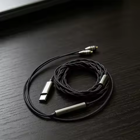CX31993 Type C To MMCX Audio Cable With Mic For Shure SE215 SE846 AEOLIAN YE05 YE01 YE365 UE900 HiFi