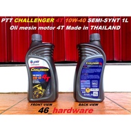 Ptt CHALLENGER 4T 10W-40 10W40 SEMI SYNTHETIC MA2 THAILAND Motorcycle Oil - 46_hardware