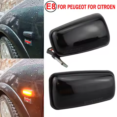Dynamic Led Turn Signal Side Marker Light For Peugeot 306 106 406 806 Expert Partner For Citroen Ber