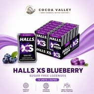 Halls XS Sugar Free Candy Blueberry (20s x 12)