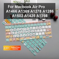 For Macbook Air Keyboard Cover 13'' 15'' for Macbook Pro Protector A1466 A1369 A1278 A1286 A1502 A14