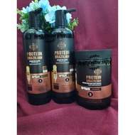 HENIWAYS Protein Brazilian Keratin Hair Shampoo/Conditioner/treatment