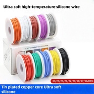Boxed special soft high-temperature silicone wire 16 18 20 24 30AWG model airplane wire lithium batt