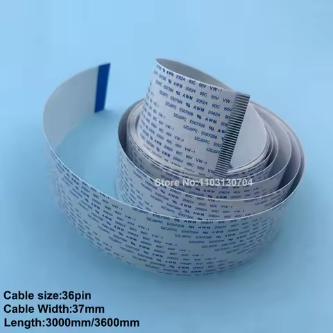 4PCS Long Date Cable 36Pin 3M 3.6M For Roland SJ740 FJ740 RS-640 RE-640 RA-640 RS540 SP540V VP300 VS