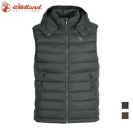 [WILDLAND Wilderness] Male 700FP Detachable Hood Light Warm Down Vest Thermal Outdoor Lightweight Ja