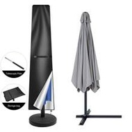 1PC Protective Parasol Tarpaulin Umbrella Cover With Retractable Rod, Waterproof Dustproof Weatherpr