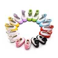 Bjd Shoes 6 Points Doll High Heels Cotton Doll Doll Doll Doll Elastic Buckle Princess Shoes Accessor
