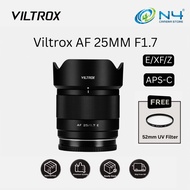 LENS VILTROX 25MM F1.7 (Z MOUNT) FOR NIKON / (E MOUNT) FOR SONY / (X MOUNT) FOR FUJIFILM