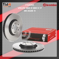 Brembo จานเบรคหน้า UV coated Volvo S60 II S80 II 17 09 A426 11