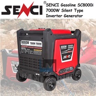 SENCI Gasoline SC8000i/ SC10000i Silent Type Inverter Generator 7000W / 9000W Set (Switch Start)