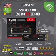 SSD NVMe M2 PNY XLRB 8TB CS3140 - SSD NVME M.2 PNY CS-3140 XLRB PCIe Gen4 X4 Top Brand USA !!