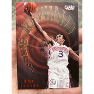 ALLEN IVERSON BASKETBALL CARD FLEER ROOKIE REWIND 1997
