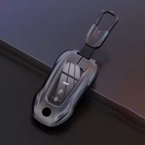 Metal Car Remote Key Cover Case Holder shell Bag Fob For Toyota Crown Mirai Alpharo Corolla Cross Pr