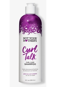 NOTYOURMOTHER Clean Freak Curl Talk Shampoo and Conditioner | Frizz Control Sculpting Gel and Defini