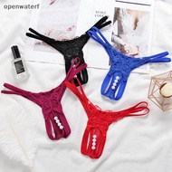 [openwaterf] Women Solid Gstring Opening Crotch Thong Panties Brief Lingerie  Sexy MY