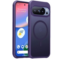 Từ tính cho Google Pixel 10/Pixel 10 Pro trường hợp phù hợp với MagSafe mỏng mờ Mờ cứng trở lại chốn