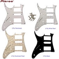 5Pcs Custom Electric Guitar Parts - For Left Handed MIJ Ibanez RG40 Guitar Pickguard Pickup Scratch Plate HSH Humbucker