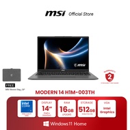 MSI NOTEBOOK MODERN 14 H1M-003TH | 14"(FHD+) | Intel Core 5 120U | Intel Graphics | 16GB LPDDR5 | 51