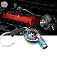 PEWANY Car Whistle Sound Keyring, INS Mini Turbo Key Chain with Sound, Creative Alloy Multicolor Key Buckle Daily