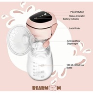 Bearmom Hands Free Breast Pump Spare Part Accessories Valve Diaphragm Massage Pad Bottle
