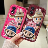 Cute LABUBU lovers case for OPPO A16K A16E A36 A76 A58 A74 A95 A83 F11 Pro F5 F7 F9 Reno 2f 2z 5 8 8