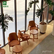 Restaurant Table Chair Milk Tea Shop Bar Sofa Chair Leisure Card Holder Reception Combination Cafe N