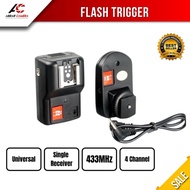 NEW NICE PT-04NE WIRELESS FLASH TRIGGER FOR CANON NIKON TRIGER TRANSMITER RECEIVER FLASH KAMERA EXTE