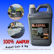 aspal tembok cair 5kg cat dinding lembab cat pelapis bocor atap rumah super kuat cairan aspal lem pe
