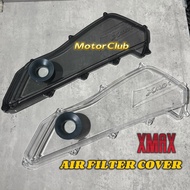 YAMAHA XMAX250 V2 V3 AIR FILTER BOX TRANSPARENT VELOCITY CLEAR SMOKE AIRBOX XMAX COVER FILTER UMA AI