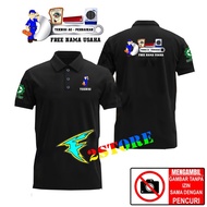 2025 "TEKNISI AC" Aircon Repair Polo Shirt - Cartoon Technician Design 1