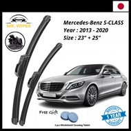 🔥MR WIPER🔥 MERCEDES-BENZ S-CLASS W222 (2013-2020) SPRAY AND HEAT MR WIPER JAPAN TECHNOLOGY WIPER BLA