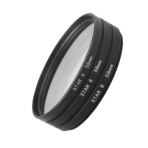 Camera Lens Star Filter 4X 6X 8X Point Line 37 40.5 43 46 49 52 55 58 62 67 72 77 82mm for Canon Son