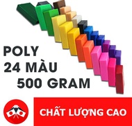 POLYMER CLAY 24 MÀU ĐẤT SÉT POLYMER BẤT TỬ NẶN BÚP BÊ ĐỒ CHƠI MÓC KHOÁ TƯỢNG CHIBI CỰC ĐẸP NHẬP KHẨU