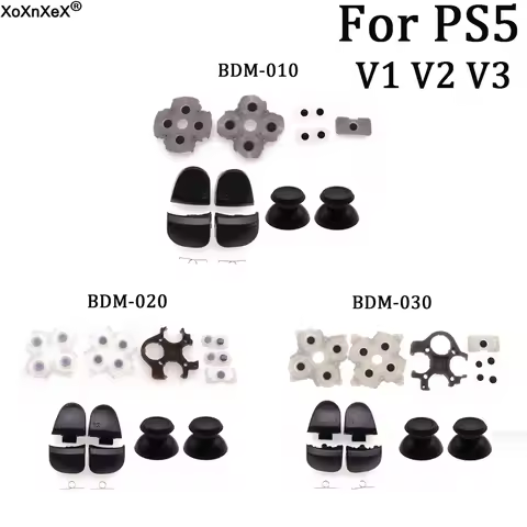 for PS5 BDM-010 020 030 Controller L1 R1 L2 R2 Trigger Buttons Analog Stick Conductive Rubber Repair